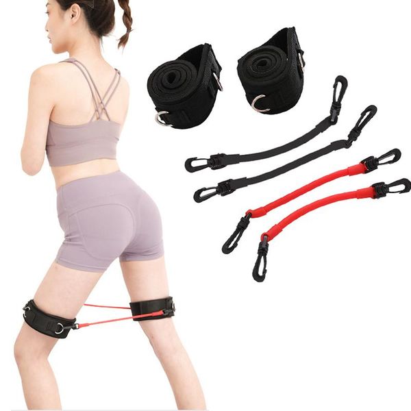 

leg trainer kinetic speed agility training band elastic squat fitness resistance exercise for football basketball athletes bands