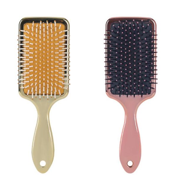 

hair brushes professional paddle brush detangling hairbrush massage scalp dry wet styling tool for women men n0pf, Silver