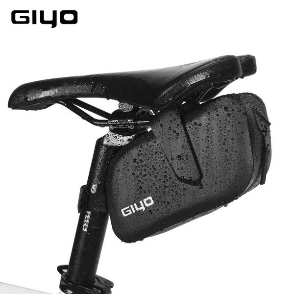 

cycling bags giyo nylon bicycle bag waterproof storage saddle rear tail bike tube seat post