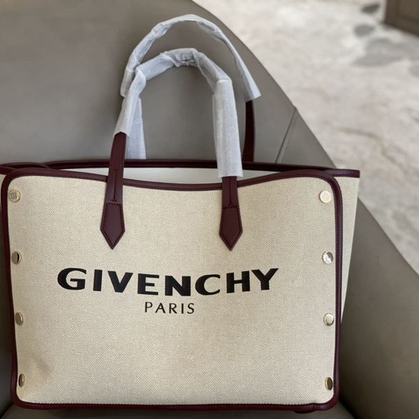 

21 early spring new letter printing large capacity canvas shopping bag simple versatile niche one shoulder portable tote bag crossbody bag y