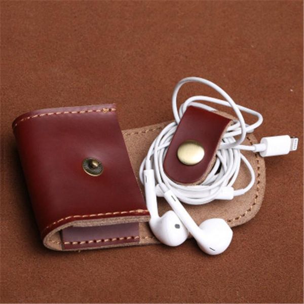 

storage bags multifunction grocery box charging case headphones bag zipper portable lock leather travel