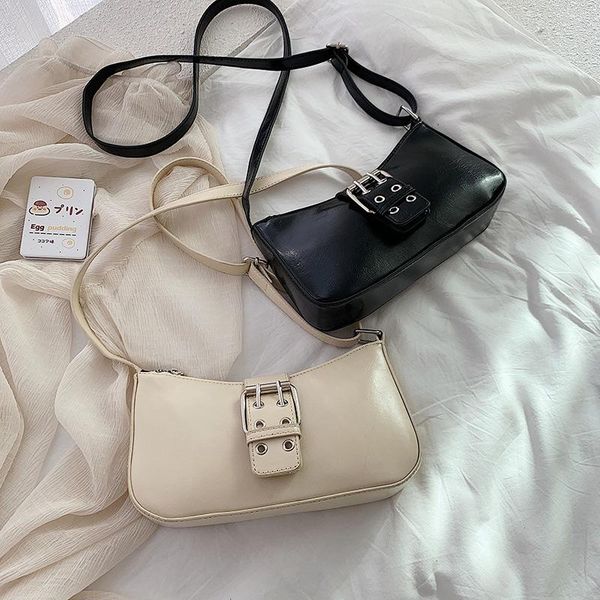 

shoulder bags fashion messenger bag designer pu exquisite shopping retro casual lady handbag female leather solid color chain