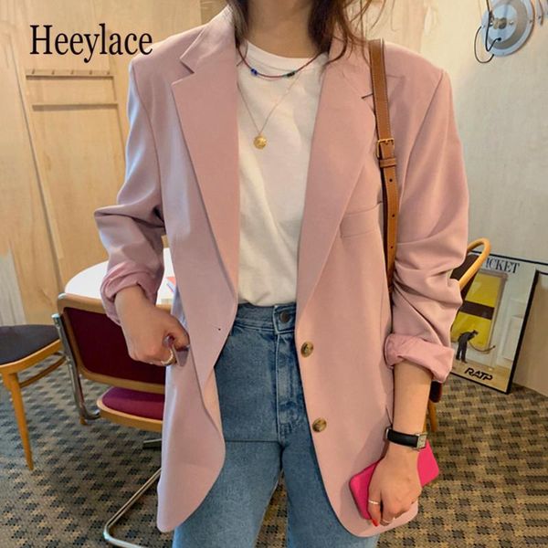 

office lady women blazers autumn elegant work fashion blazer feminino 2021 ropa de mujer loose women's suits &, White;black