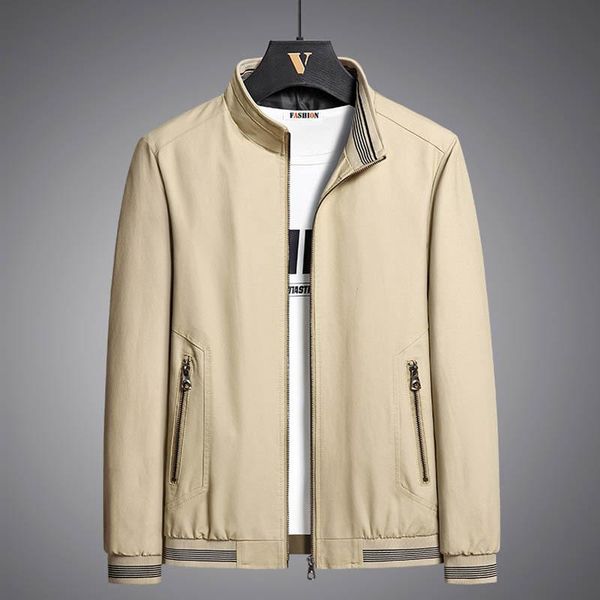 

men's jackets spring autumn bomber casual male outerwear windbreaker daddy jacket mens baseball slim coats, Black;brown