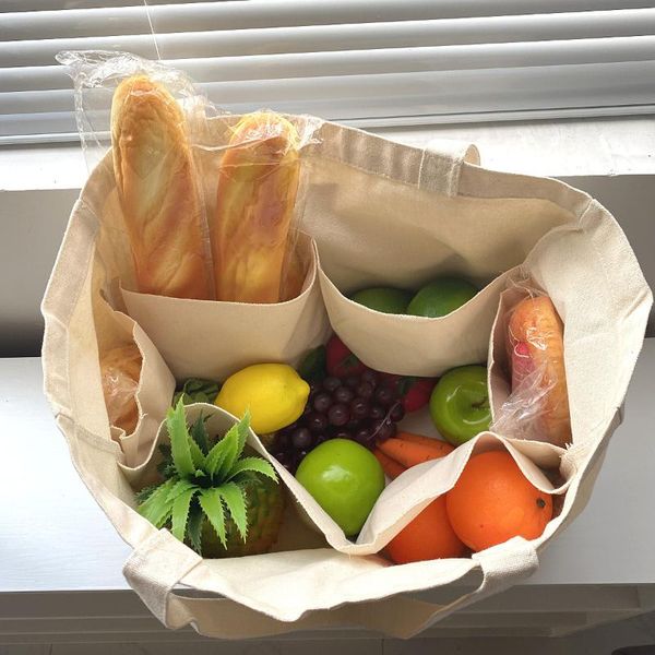 

storage bags pure color fashion shopping backpack canvas supermarket bag reusable packaging for business 2021