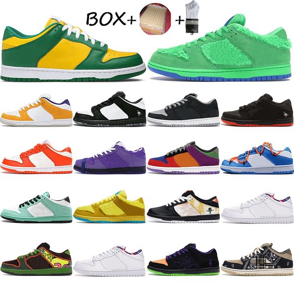 

with box low travis scotts sb mens womens shoes safari plum syracuse kentucky white diamond casual skateboard sneakers sports size 36-45