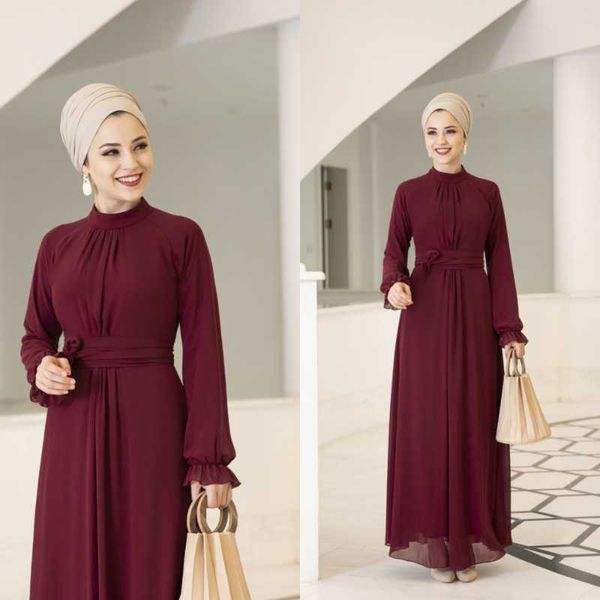 

ethnic clothing women hijab dress - muslim dubai fashion arabia islam ramadan evening kaftan season 100% made in turkey, Red