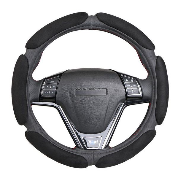 

steering wheel covers non-slip steering-wheel cover with 3d design/flocking clothcar braid diameter 38cm for 95% car