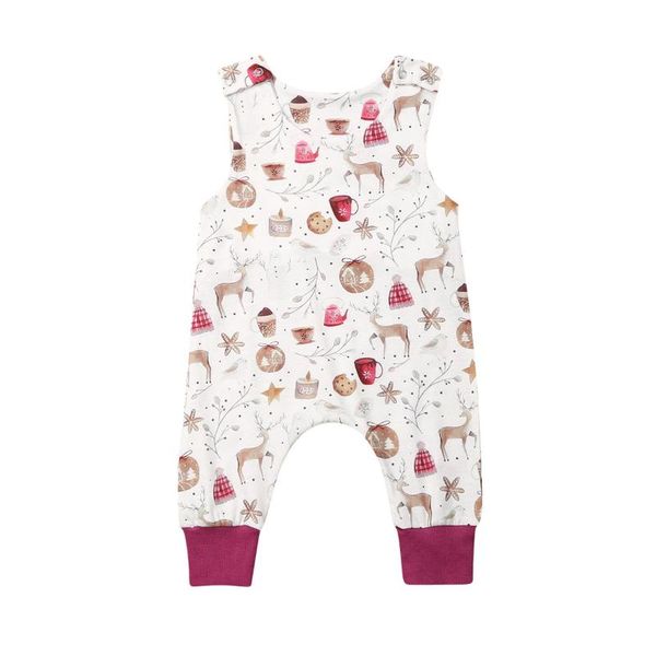 

cotton my first christmas rompers baby boy girl clothes fancy romper floral jumpsuit xmas outfit jumpsuits, Blue