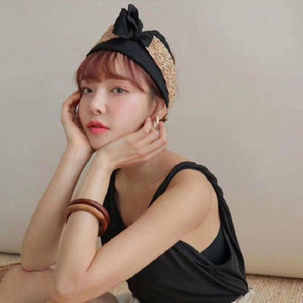 

spring summer women hat straw equestrian caps uv protection panama horsemanship beach hats chapeau femmel wide brim, Blue;gray