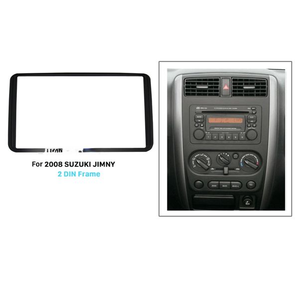 

173*98mm double din car radio frame fascia for 2006 2007 2008 2009-2012 suzuki jimmy dashboard panel trim bezel