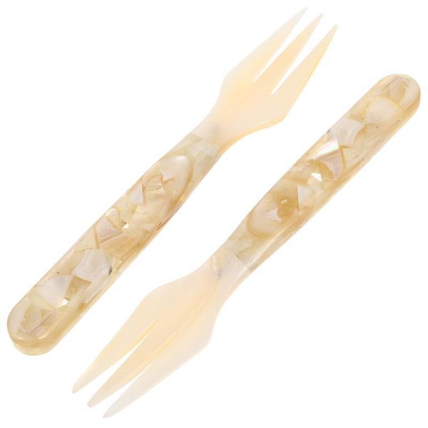 

forks 2pcs creative shell fork cake fruit dessert home dining tableware