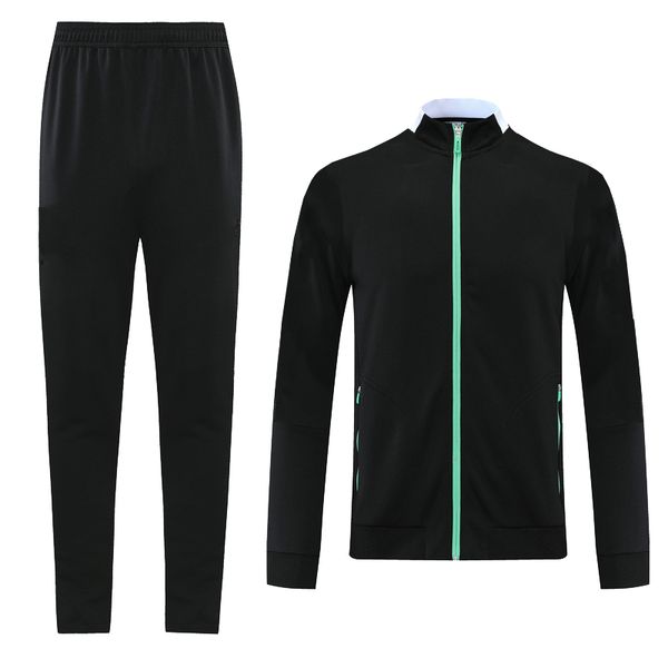 

21 22 tierney saka willian soccer jerseys the full zip jacket training wear suit mens long sleeve maitland-niles thomas pepe kit24, Black