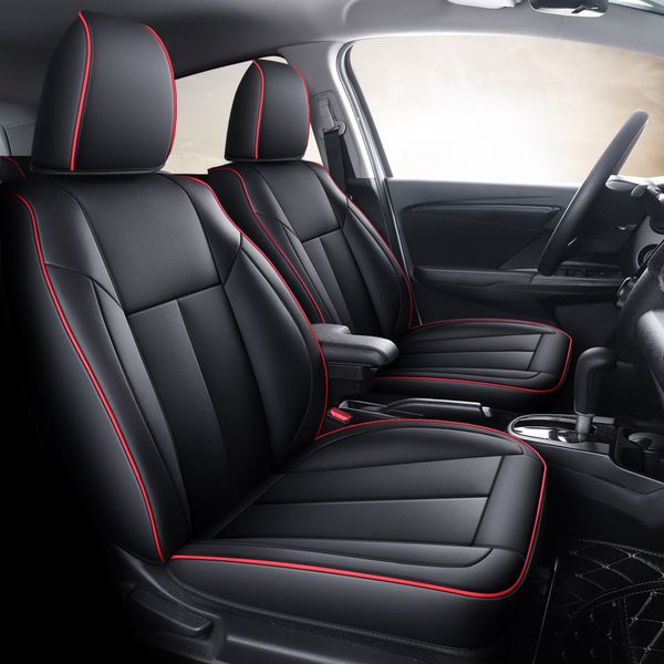 

custom car seats cover for honda fit select full set high-end waterproof antifouling pu leather auto seat accessories