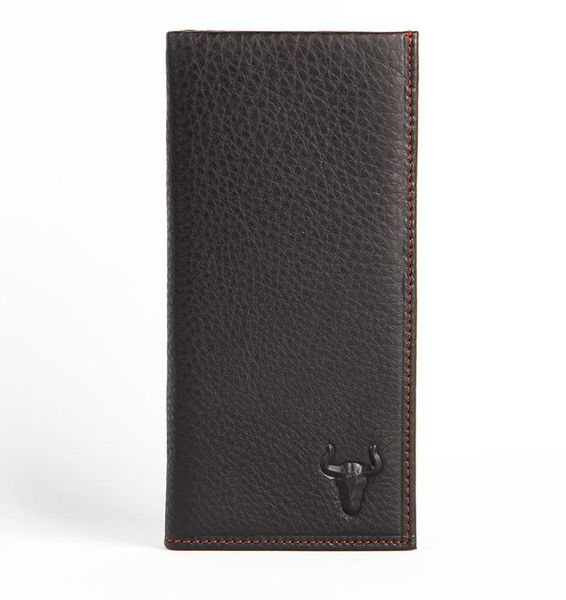 

wallets mingclan fashion genuine leather wallet vintage long purses card holder zipper clutch bag for men coin pocket women purse, Red;black