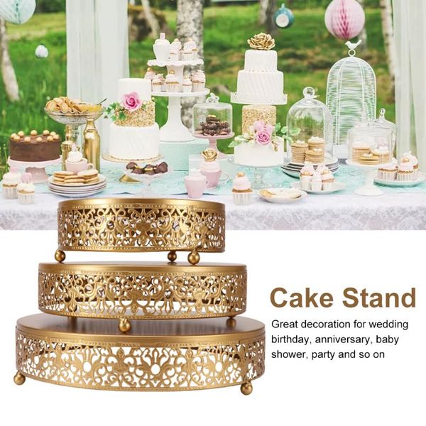 

other event & party supplies cake stand cupcake fruit candy hollowed kitchen home deskdecoration round gold afternoon tea wedding desser