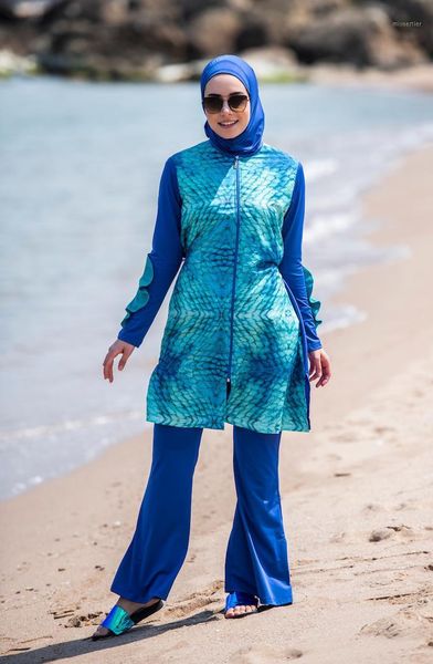 

minahill zippered hijab swimsuit 377-02 saks women's swimwear, White;black