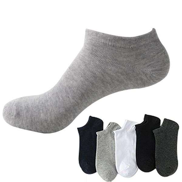 

men's socks 20pcs=10pairs summer mens ankle men meias thin breathable black white boat sock dress gifts sokken size 38-43