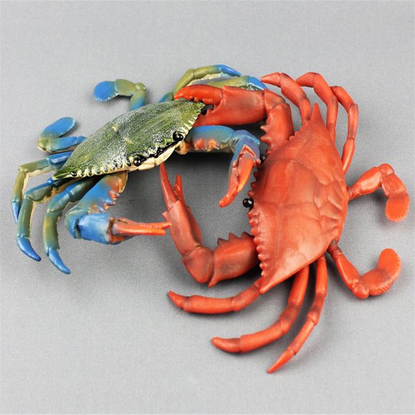 

Simulation Mini Crab Collection Child Figurine Animal Model Home Decor Kids Toys Realistic Sea Animal Modern Model Accessories