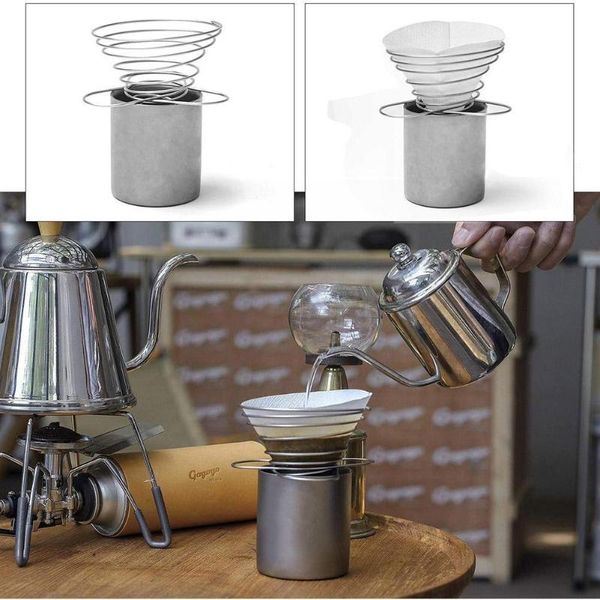 

coffee filters reusable steel dripper rack tool permanent pour over maker paperless filter c8j7