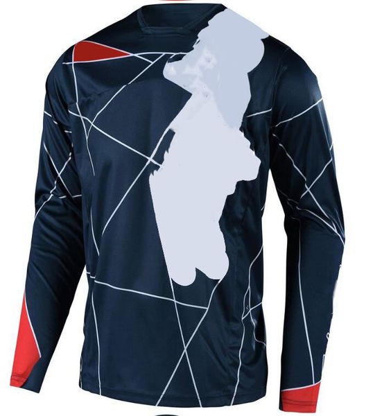 

mountain bike cycling jersey motocross round neck long sleeve t-shirt