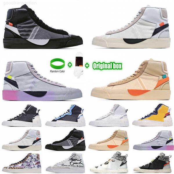 

[bracelet+socks+original box]mens mid 2.0 casual shoes spooky grim reepers all hallows eve white serena williams rainbow women blazers blz