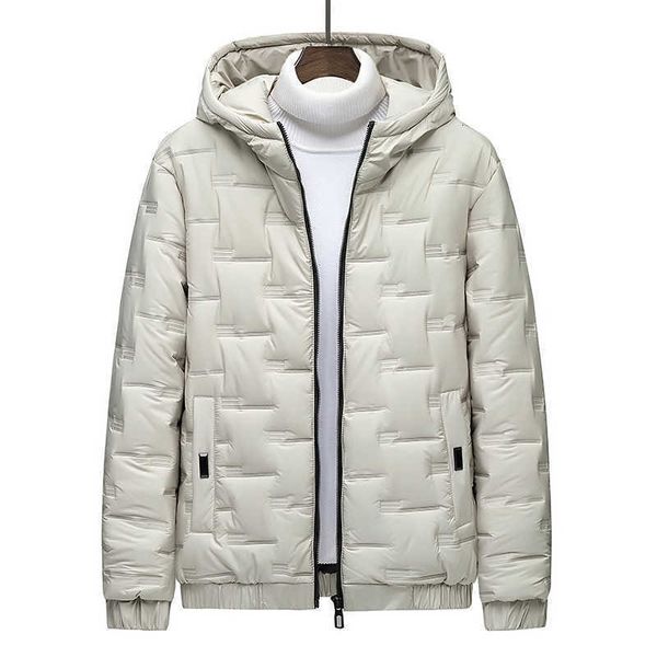 

canada cotton padded clothes men's autumn and winter 2021 leisure new down thickened trend jacket, Black