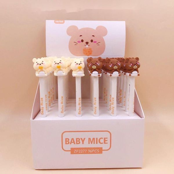 

gel pens 1 piece lytwtw's stationery cute stationary cartoon bear animals school office kawaii supplies creative gift pen