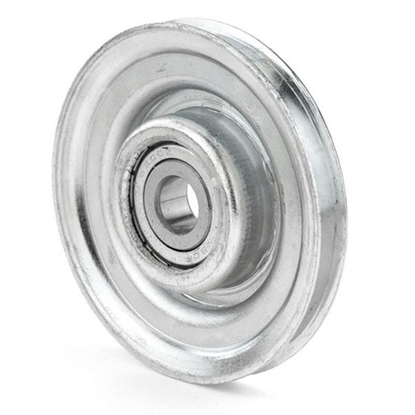 

piece of slotted bearing roller guide wheel wire rope over-line hanging door m8 x 67mm other hardware