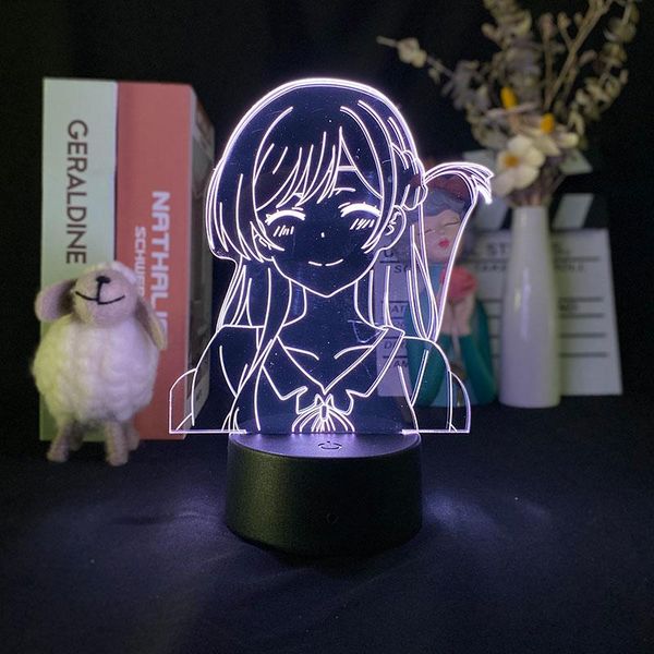 

night lights anime 3d led nightlight acrylic light for kid child birthday gift bedroom decorative lighting bedside home room table manga lam