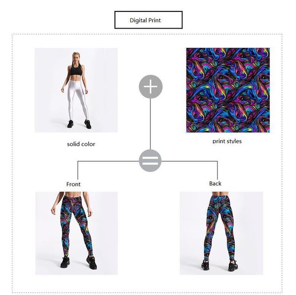 

private custom dark green womens legging customer digital printed usa size xs  jk28 005, Black