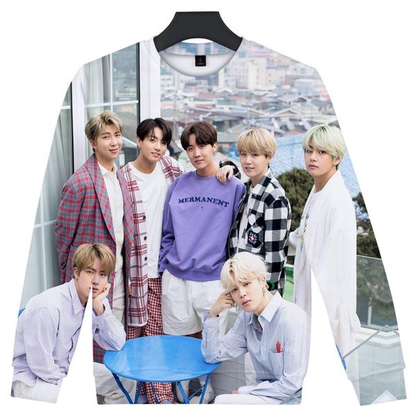 

men's hoodies & sweatshirts hip hop cute 3d cartoon printed kpop sweatshirt pullovers men/women long sleeve streetwear k- hoody, Black