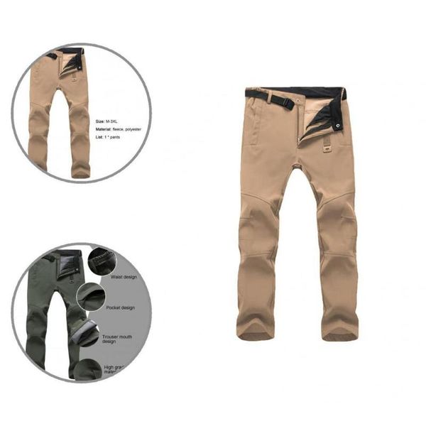 

men's pants casual fabulous solid color zipper slim trousers for climbing, Black