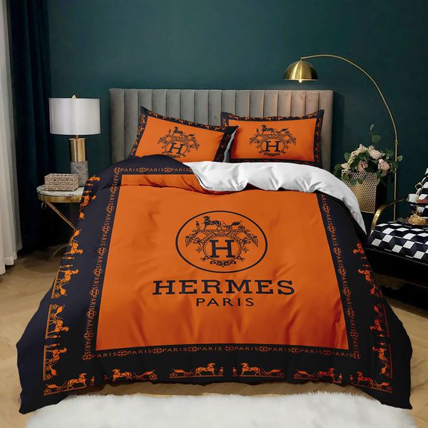

luxury design digital letter printing textile bedding set of 3 pieces twin size, modern style, holiday gifts/l/household items, 1 quilt cove
