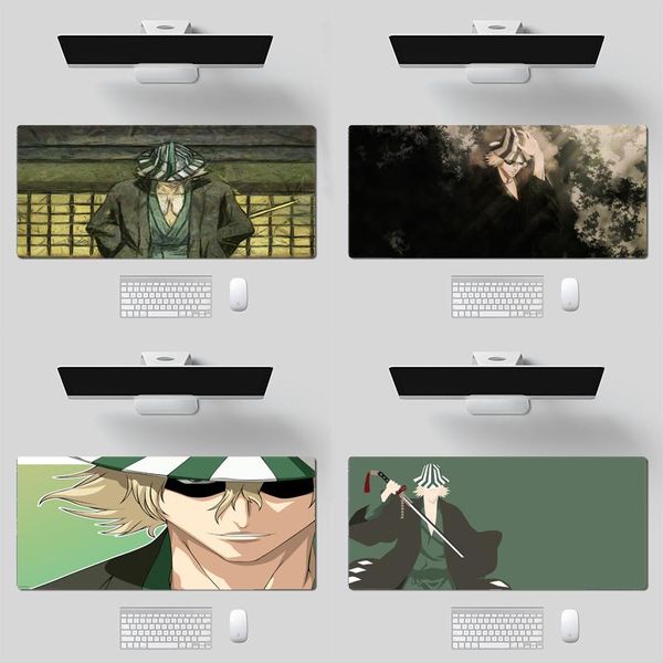 

mouse pads & wrist rests kisuke urahara bleach gaming player desk laprubber mat large pad keyboards notebook