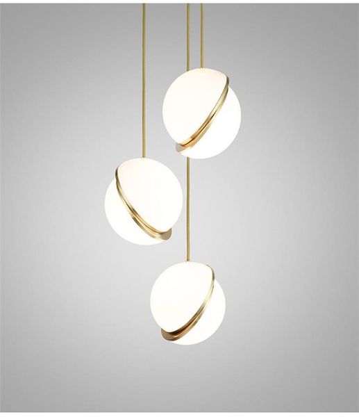 

pendant lamps post modern porch decoration dislocation half ball living room bedroom dining bar corridor bedside chandelier