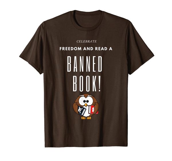 

celebrate om and read a banned book t-shirt perfect gif, White;black