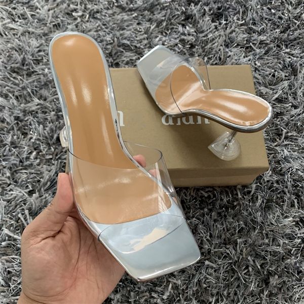 

transparent pvc sandals women pointed clear crystal cup high heel stilettos pumps summer shoes peep toe women pumps size 43 fdy45ujttkji890, Black