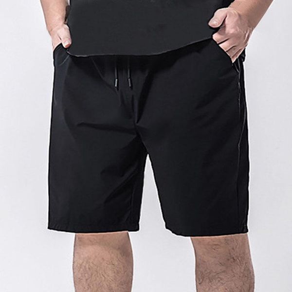 

men's shorts summer men 5xl 6xl 7xl plus size black color, White;black