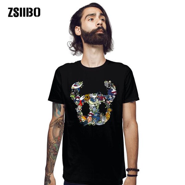 

women's t-shirt sandbox steam game peripheral clothes hollow knight short-sleeved male loose casual bottoming shirt compassionate summe, White