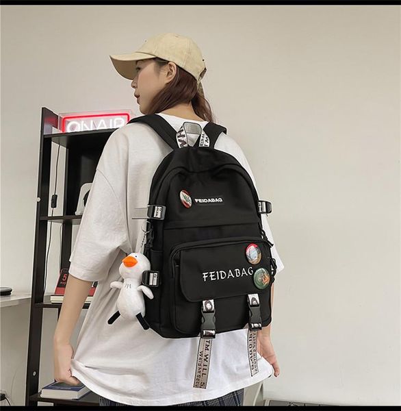 

backpack 3236 student campus letter three to six grade girls heart water repellent