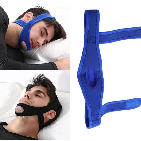 

men anti snore chin strap ssnoring belt sleep apnea support aid bath accessory set