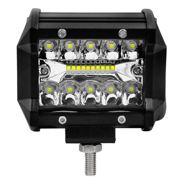 

working light super bright 4 inch led bar work for driving offroad boat car tractor truck 4x4 suv atv 12v 24v rated 60w