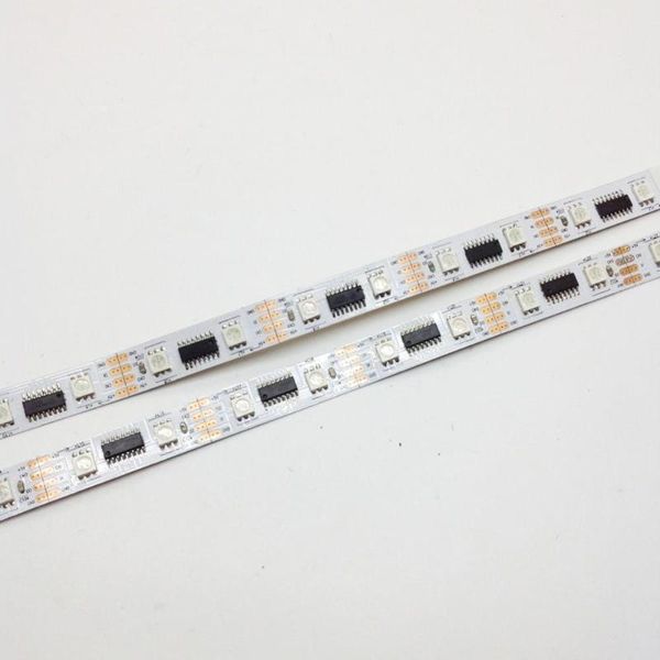 

non-waterproof 240leds lpd8806 24ic flexible rgb led strips light 48leds/m dc 5v white pcb