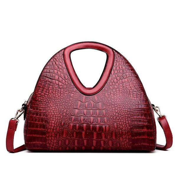 

european and american fashion cross-border bags ladies shoulder messenger embossed soft leather handbag women storage