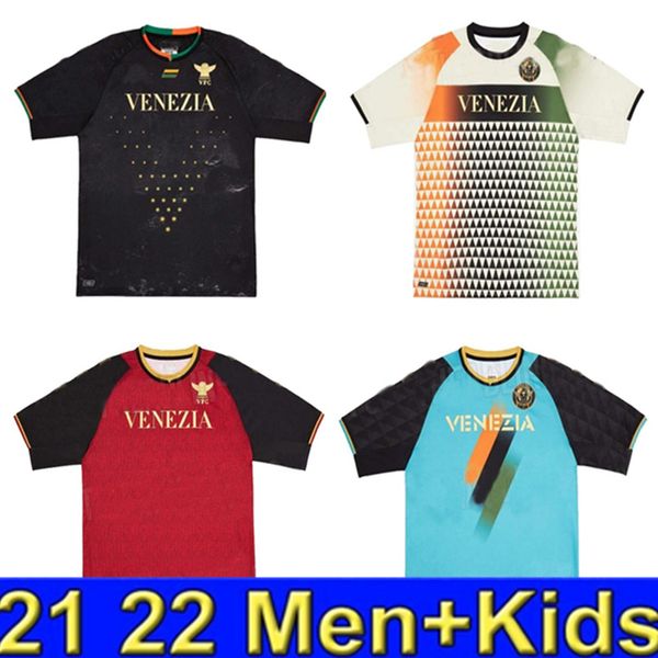 

21 22 venezia fc soccer jerseys home away aramu forte fiordilino peretz heymans tessmann crnigoi 2021 2022 mariano johnsen mazzocchi footbal, Black;yellow