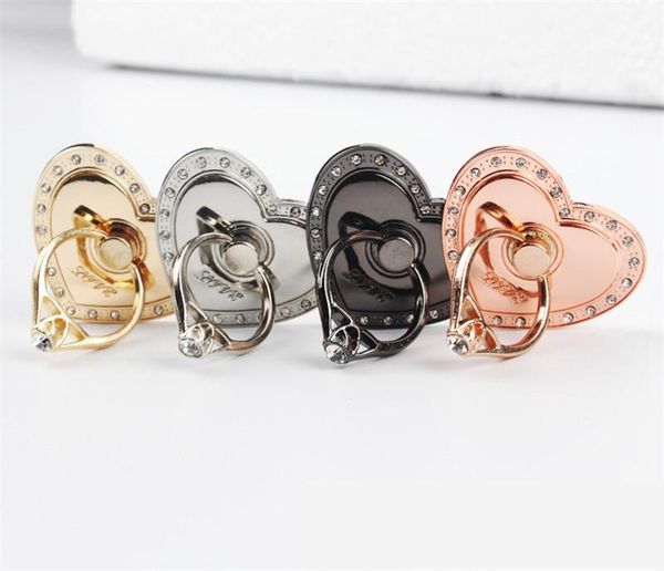 

phone smartphone stand holder cell smart round transparent cat heart socket car mount mounts & holders