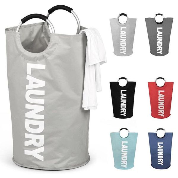 

collapsible foldable washing basket clothes bag oxford storage waterproof laundry 1pc & organization