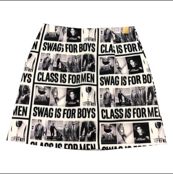 

skirts the fall 2021 trend spaper a-line skirt with buttocks, Black