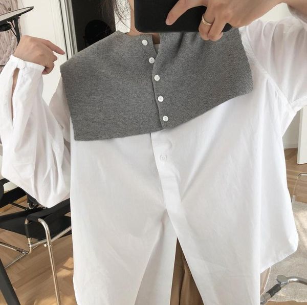 

women's sweaters pretty woman wool mix collar, White;black